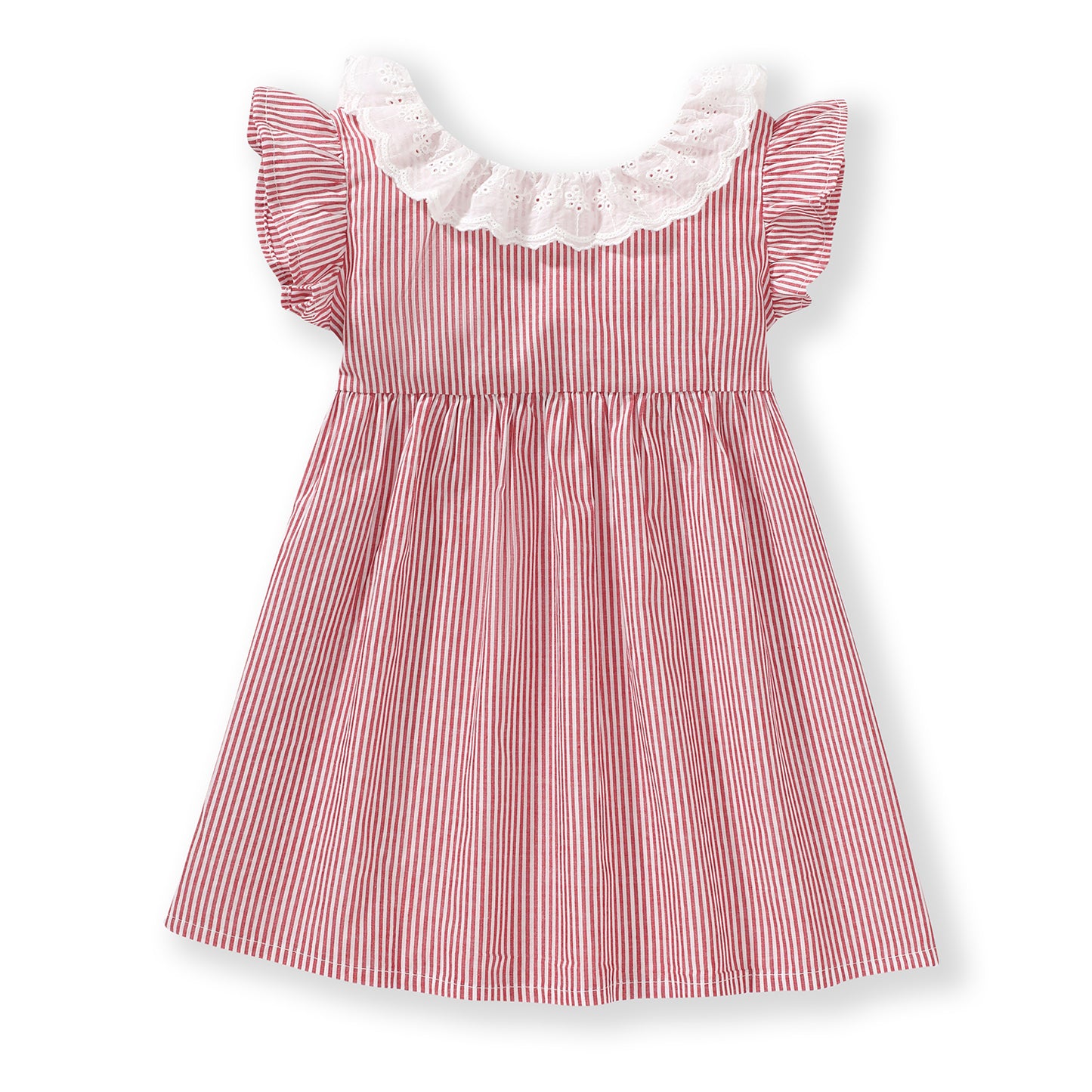 Dear Pastel Toddler Girl's Striped Dress |  Mia Collection